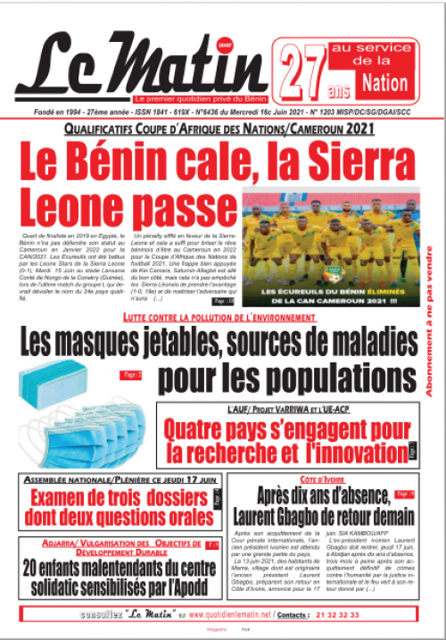 Qualificatifs Coupe d’Afrique des Nations/Cameroun 2021 Le Bénin cale, la Sierra Leone passe