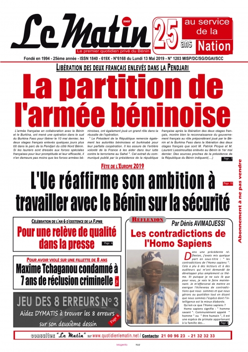 La partition de l’armée béninoise