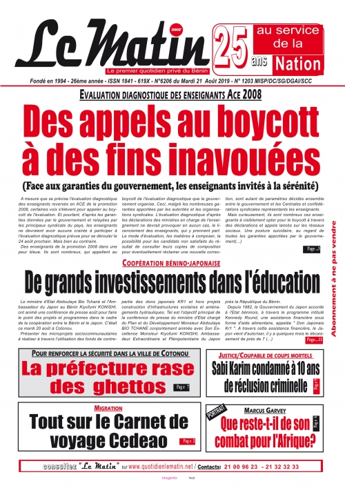 Des appels au boycott à des fins inavouées