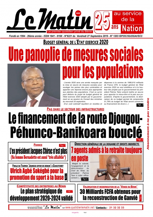 Une panoplie de mesures sociales pour les populations