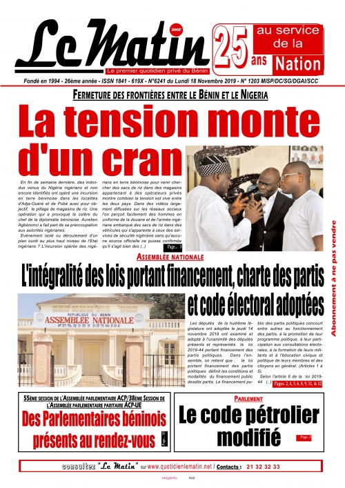 La tension monte d’un cran