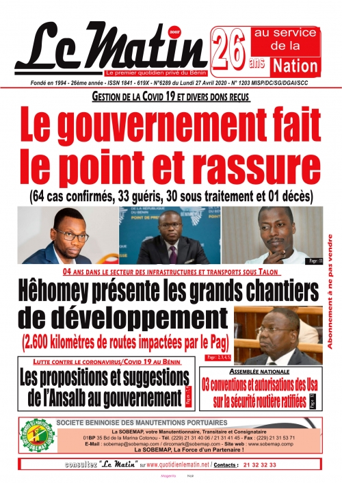 Le gouvernement fait le point et rassure