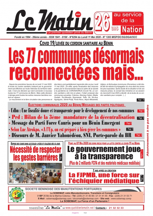 Les 77 communes désormais reconnectées mais...