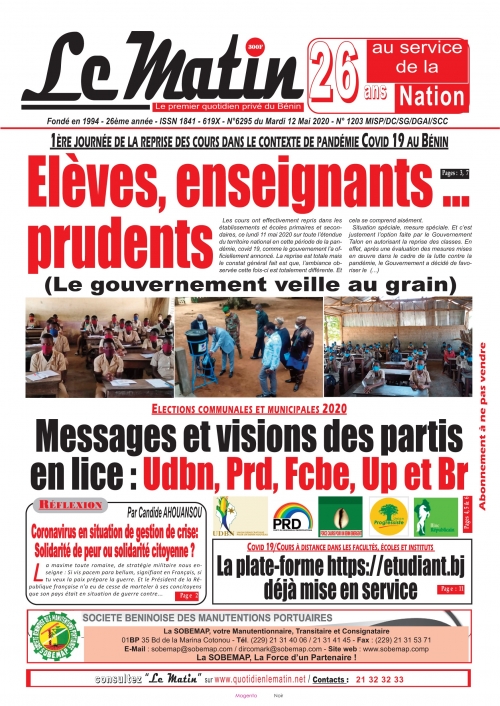 Elèves, enseignants...prudents